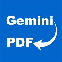 Gemini to PDF Logo